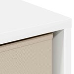 vidaXL Buffet avec tiroir Blanc 30 5 x 27 x 84 5 cm