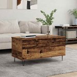 vidaXL Table basse Bois ancien 90 x 44.5 x 45 cm Bois d'ingénierie