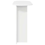 vidaXL Table console Blanc brillant 100 x 39 5 x 75 cm