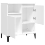 vidaXL Buffet Blanc 60x35x70 cm Bois d'ingénierie