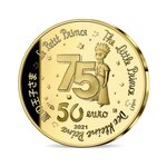 Monnaie 50€ 1/4 Oz Or - Le Petit Prince et son Chef d'Œuvre - BE 2021