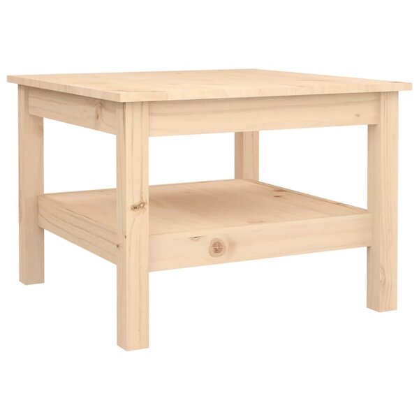 vidaXL Table basse 55x55x40 cm Bois massif de pin