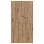 vidaXL Cabinet de Bureau avec étagère chêne artisanal 60 x 32 x 115 cm