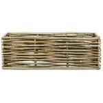 vidaXL Lit surélevé de jardin 120x40x40 cm Bois de noisetier