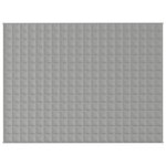 vidaXL Couverture lestée Gris 150x200 cm 7 kg Tissu