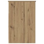 vidaXL Commode chêne artisanal 40x50x76 cm bois d'ingénierie