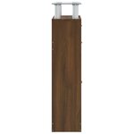 vidaXL Armoire à chaussures Chêne marron 63x24x104cm Bois d'ingénierie