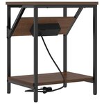 vidaXL Armoires de chevet 2 Pièces Chêne marron 38 x 30 x 48 cm