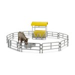 Bruder 62612 - Accessoires : râtelier à foin avec clôtures et mangeoire