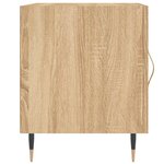 vidaXL Tables de chevet 2 Pièces chêne sonoma 40x40x50 cm bois ingénierie