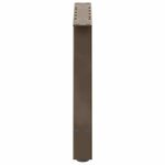 vidaXL Pieds de table basse en forme de A  2 pièces  60 x (42-43) cm  acier