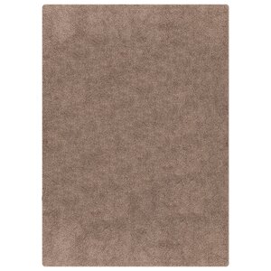 Tapis shaggy vidaXL avec dos en latex Marron 160x230 cm