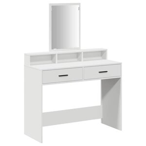 vidaXL Table de Toilette Blanc 100 x 41 x 140 cm Bois d'ingénierie