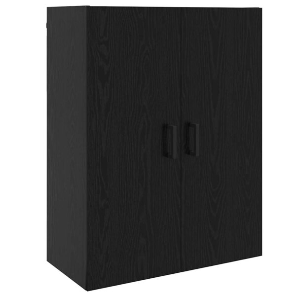vidaXL Meuble mural Noir 69 5 x 34 x 90 cm Bois d'ingénierie