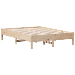 vidaXL Cadre de lit sans matelas 120x190 cm bois de pin massif