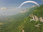 Vol ascendance de 25 min en parapente en duo au-dessus du lac d'annecy - smartbox - coffret cadeau sport & aventure