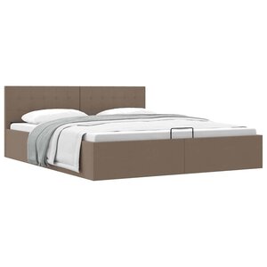 vidaXL Cadre de lit à rangement hydraulique sans matelas 180x200 cm