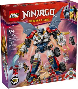 LEGO NINJAGO - Robot Ultra Combo de Zane - Set 4-en-1 (71834) pour Enfants