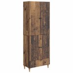 vidaXL Ensemble de Meubles 2 Pièces 66 x 34 5 x 95 cm Bois d'ingénierie