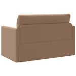vidaXL Canapé-Lit Cappuccino 124 x 71 x 78 cm Simili cuir