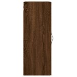 vidaXL Armoire murale chêne marron 34 5x34x90 cm bois d'ingénierie