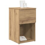 vidaXL Armoire de lit Chêne artisanal 29 x 31 5 x 49 cm