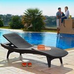 Keter chaise longue pacific graphite 223564