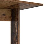 vidaXL Table d'appoint Bois ancien 45 x 40 x 62 5 cm Bois d'ingénierie