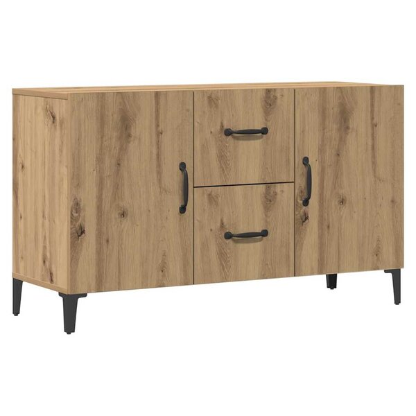 vidaXL Buffet chêne artisanal 100x36x60 cm bois d'ingénierie
