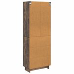 vidaXL Ensemble de Meubles 2 Pièces Chêne fumé 66 x 34 5 x 90 cm