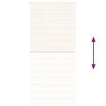 vidaXL Store zèbre beige marbré largeur du tissu 95 9 cm polyester