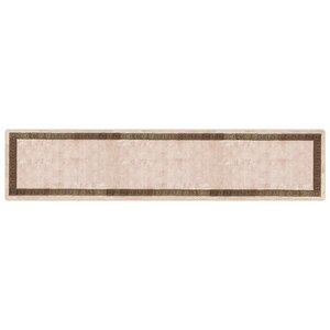 vidaXL Coureur de Tapis MARSA Noir 100 x 450 cm Polyester et PVC