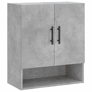 vidaXL Armoire murale gris béton 60x31x70 cm bois d'ingénierie