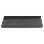 vidaXL Tapis d'escalier auto-adhésifs 15 Pièces 65x24 5x3 5 cm Noir