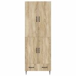 vidaXL Ensemble de Meubles 2 Pièces 66 x 34 5 x 95 cm Bois d'ingénierie