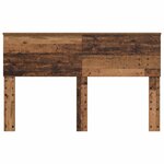 vidaXL Tête de lit Bois Ancien 140 cm Bois d'ingénierie