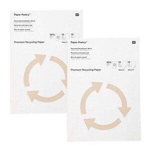 Blocs de papier recyclé 48 pages A4 de bricolage