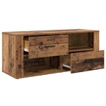 vidaXL Meuble TV Bois Ancien 100 x 35 x 40 cm Bois d'ingénierie
