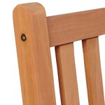 vidaXL Ensemble à manger de jardin 5Pièces Bois de teck massif