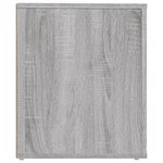 vidaXL Table de chevet Sonoma gris 50x39x47 cm