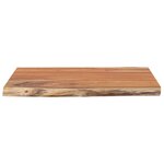 vidaXL Dessus de table 70x60x2 5 cm rectangulaire bois massif acacia