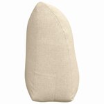 vidaXL Coussin de Dos Crème 100 x 24 x 50 cm tissu