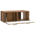 vidaXL Meuble TV mural Bois ancien 78 5 x 41 x 30 cm Bois d'ingénierie