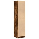 vidaXL Armoire d'apothicaire chêne fumé 40x41x174 5 cm bois ingénierie