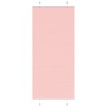 vidaXL Store plissé rose 95x200 cm largeur du tissu 94 4 cm polyester