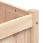 vidaXL Jardinière 90x50x70 cm bois de pin massif