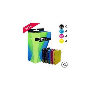 Compatible Epson 18XL Pack 5 Cartouches Noir et couleurs (T1816)