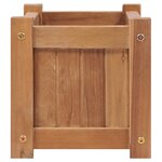 vidaXL Lit surélevé 50x25x25 cm Bois de teck solide