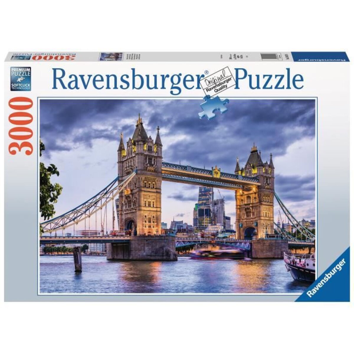 Puzzle 3000 pieces - la belle ville de londres - ravensburger - puzzle  adultes - des 14 ans - La Poste