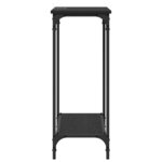vidaXL Table console Chêne noir 75 x 30.5 x 75 cm Bois d'ingénierie